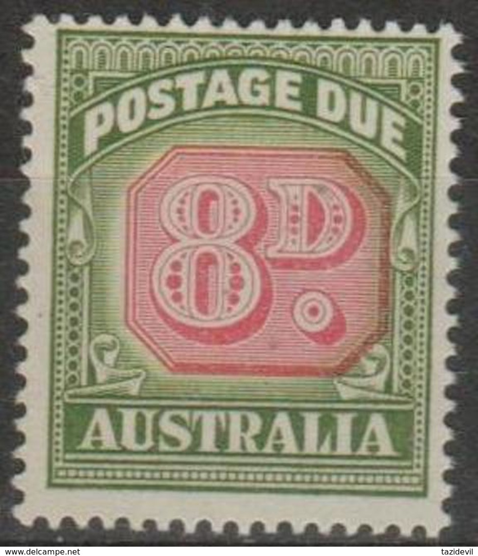 AUSTRALIA - 1958 8d Postage Due. Scott J92. MNH ** - Impuestos