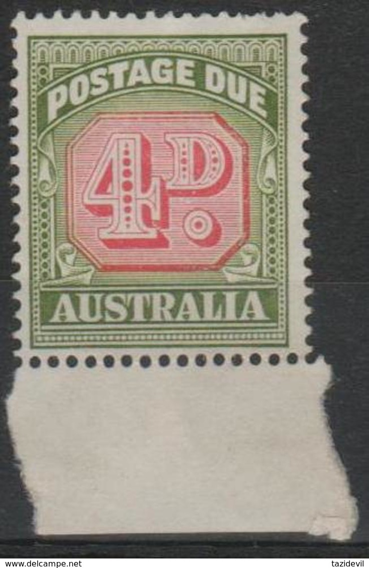 AUSTRALIA - 1959 4d Postage Due. Type II. Scott J89a. MNH ** - Segnatasse