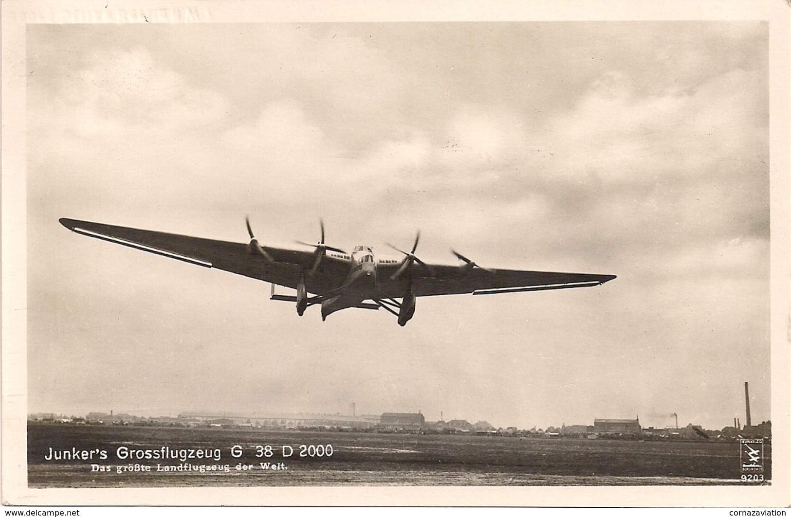 Aviation - Avion Junkers G 38 D 2000 - 1919-1938: Between Wars