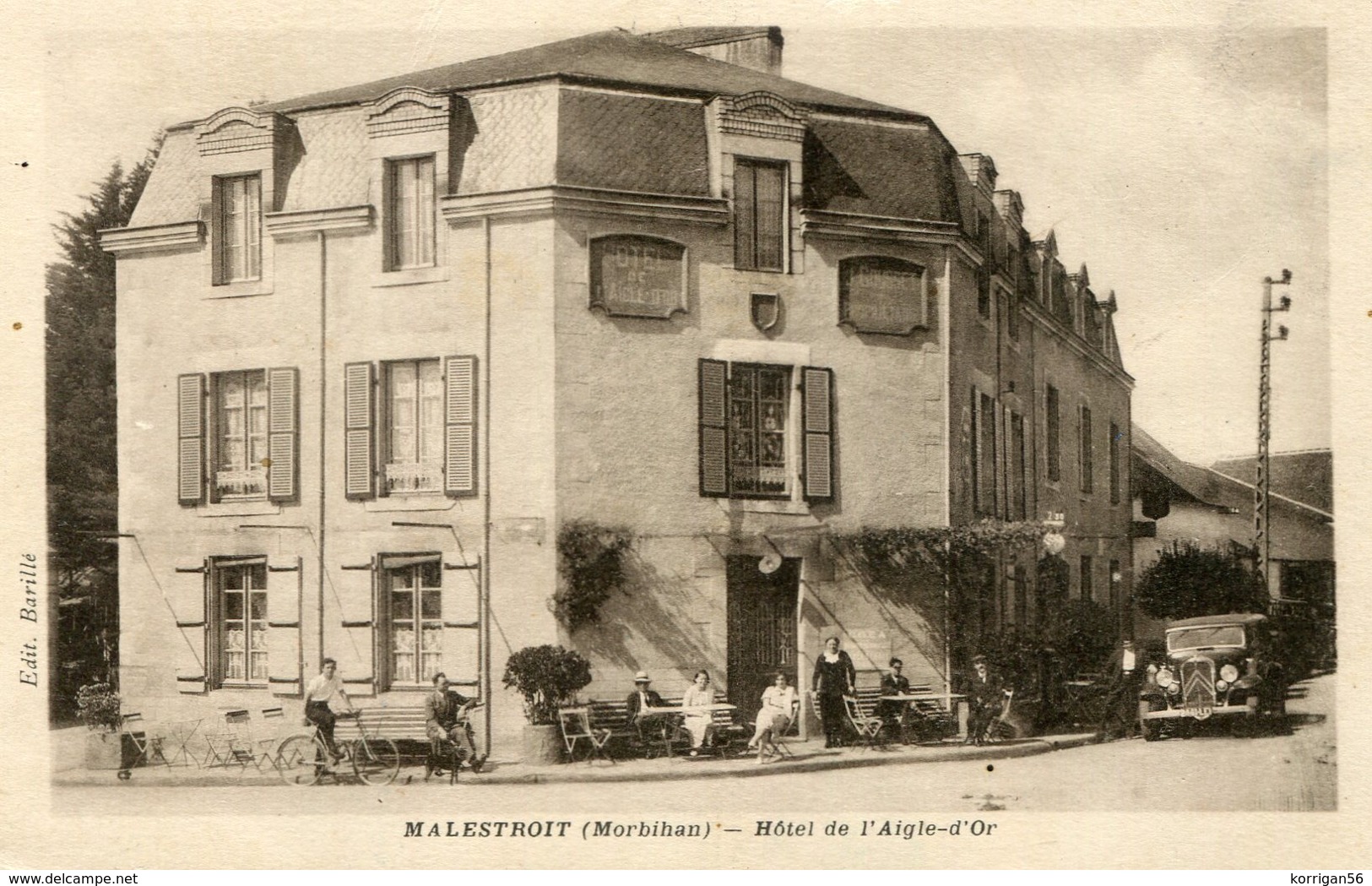 MALESTROIT *** HOTEL DE L AIGLE D OR  *** - Malestroit