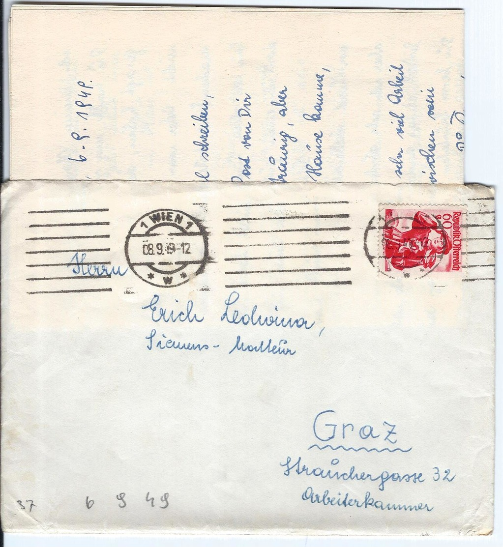 Austria - Österreich Post - Briefmarken - Brieven En Documenten