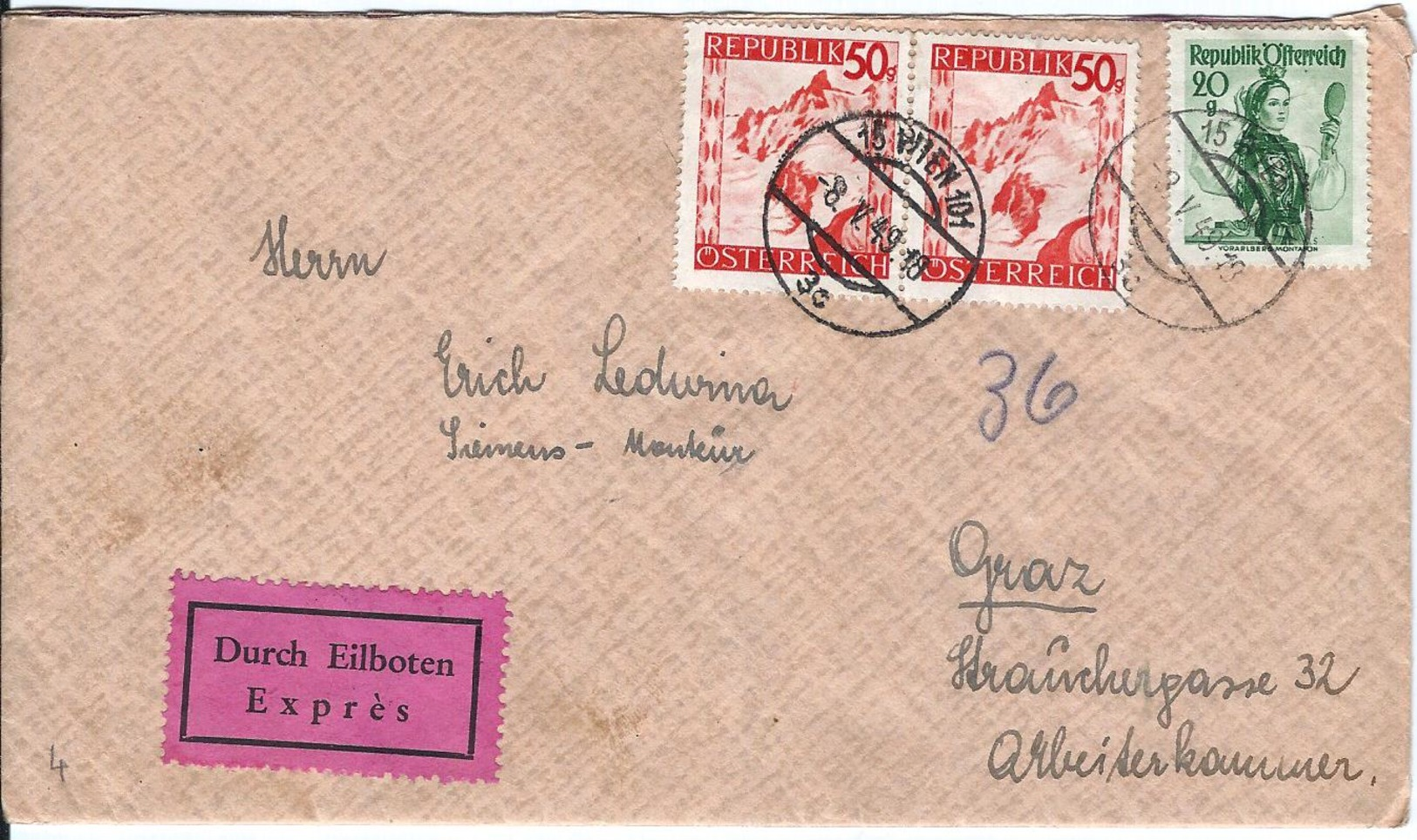 Austria - Österreich Post - Briefmarken - Lettres & Documents