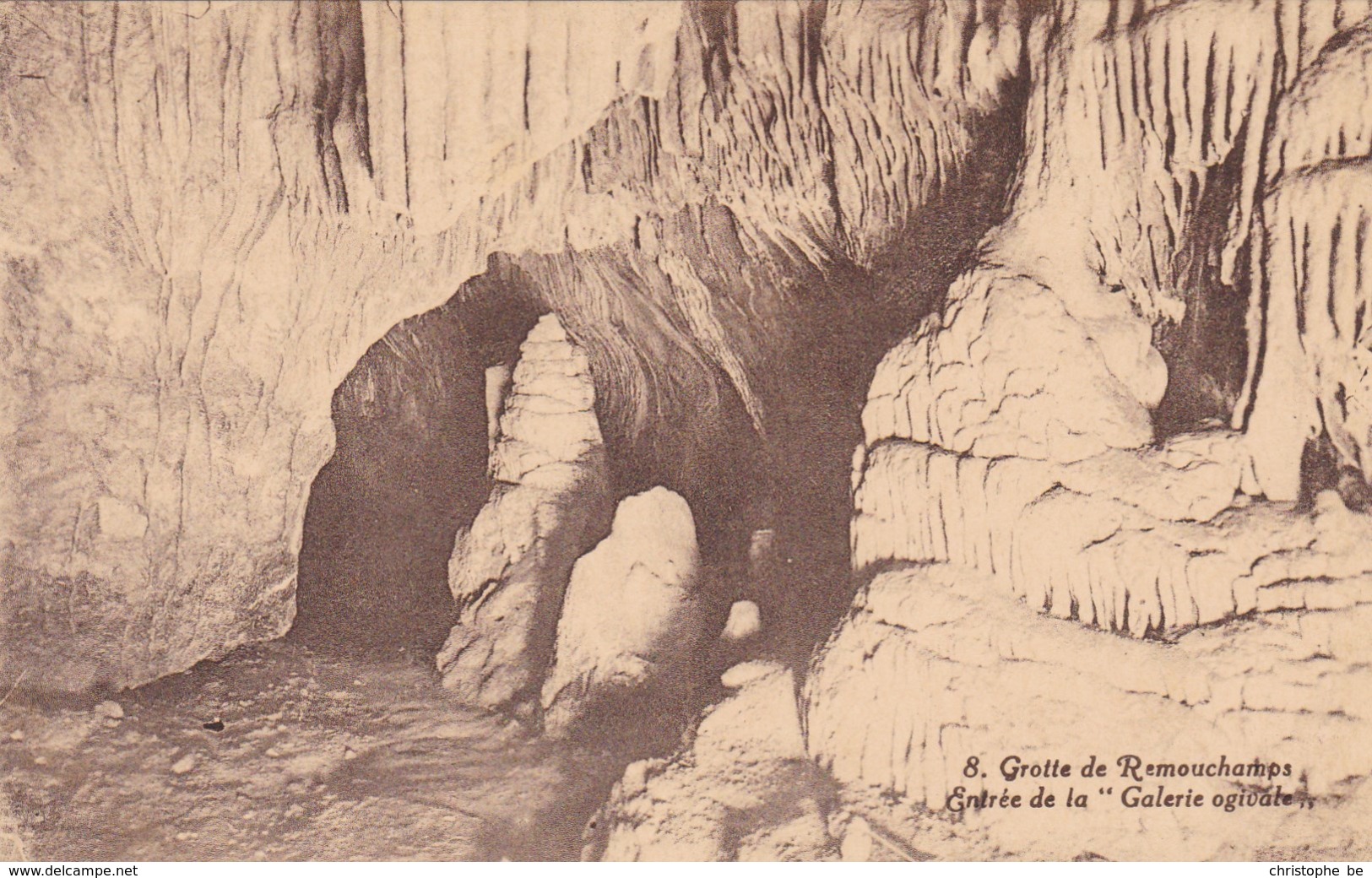 Grotte De Remouchamps, Entrée De La Galerie Ogivale (pk57852) - Aywaille