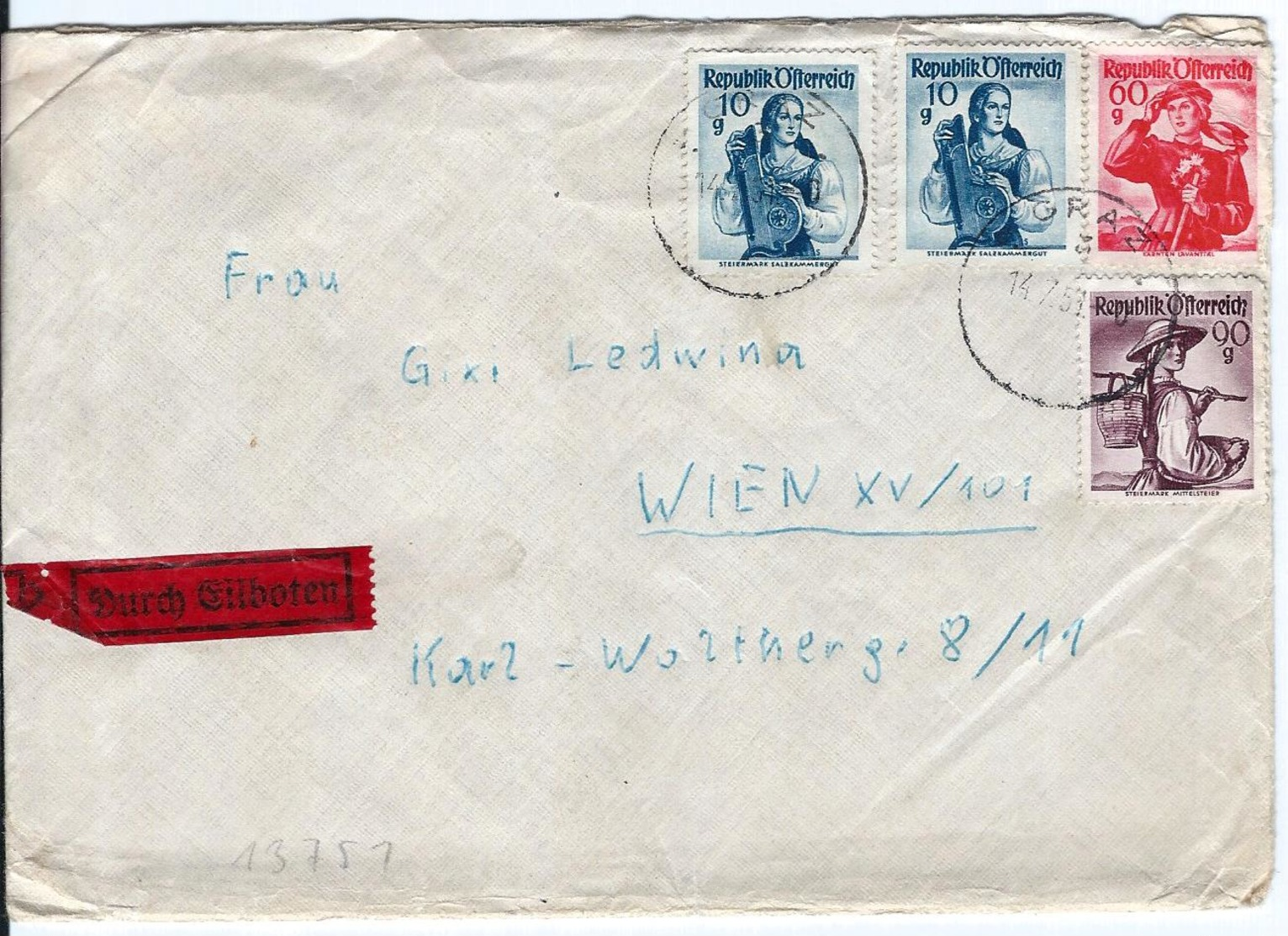 Austria - Österreich Post - Briefmarken - Lettres & Documents