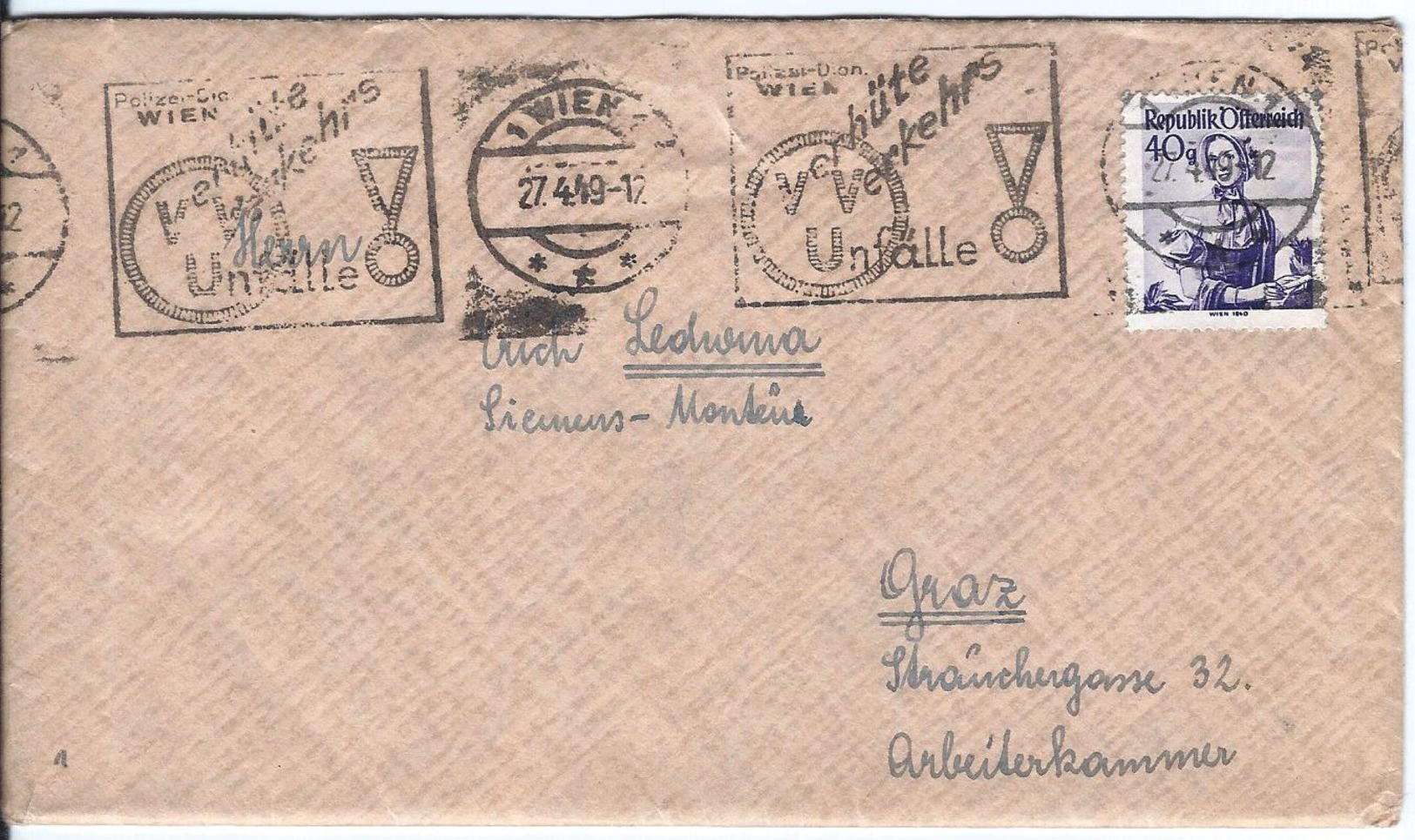 Austria - Österreich Post - Briefmarken - Cartas & Documentos