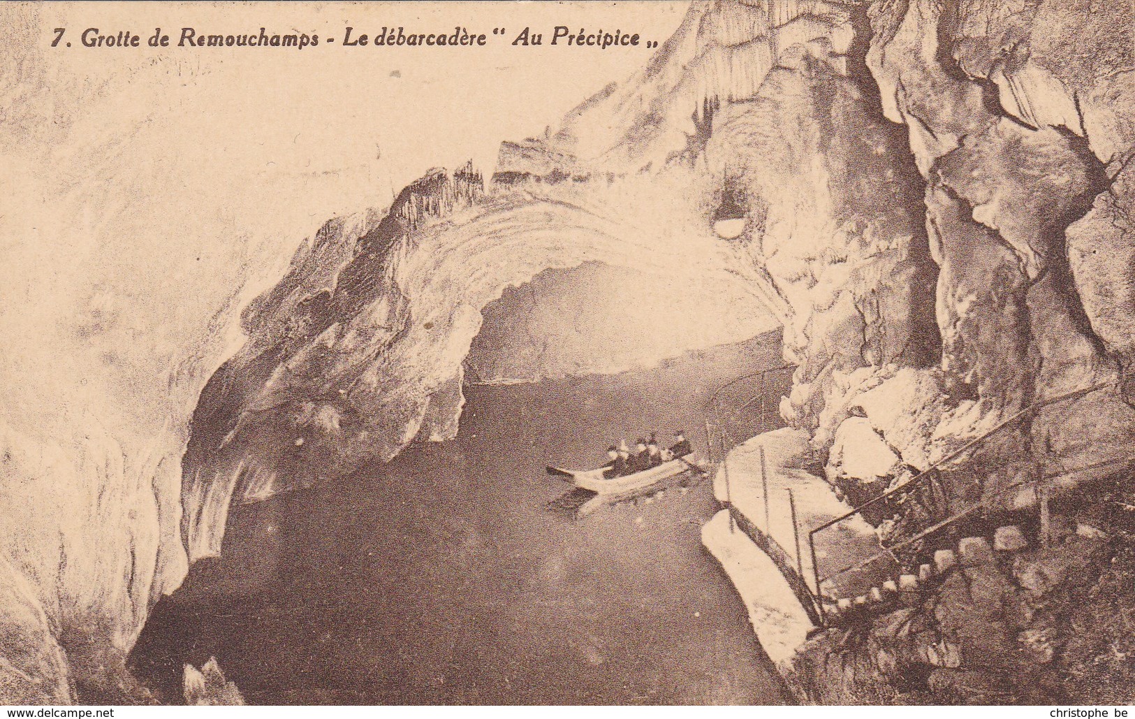 Grotte De Remouchamps, Le Débarcadere Au Précipice (pk57853) - Aywaille