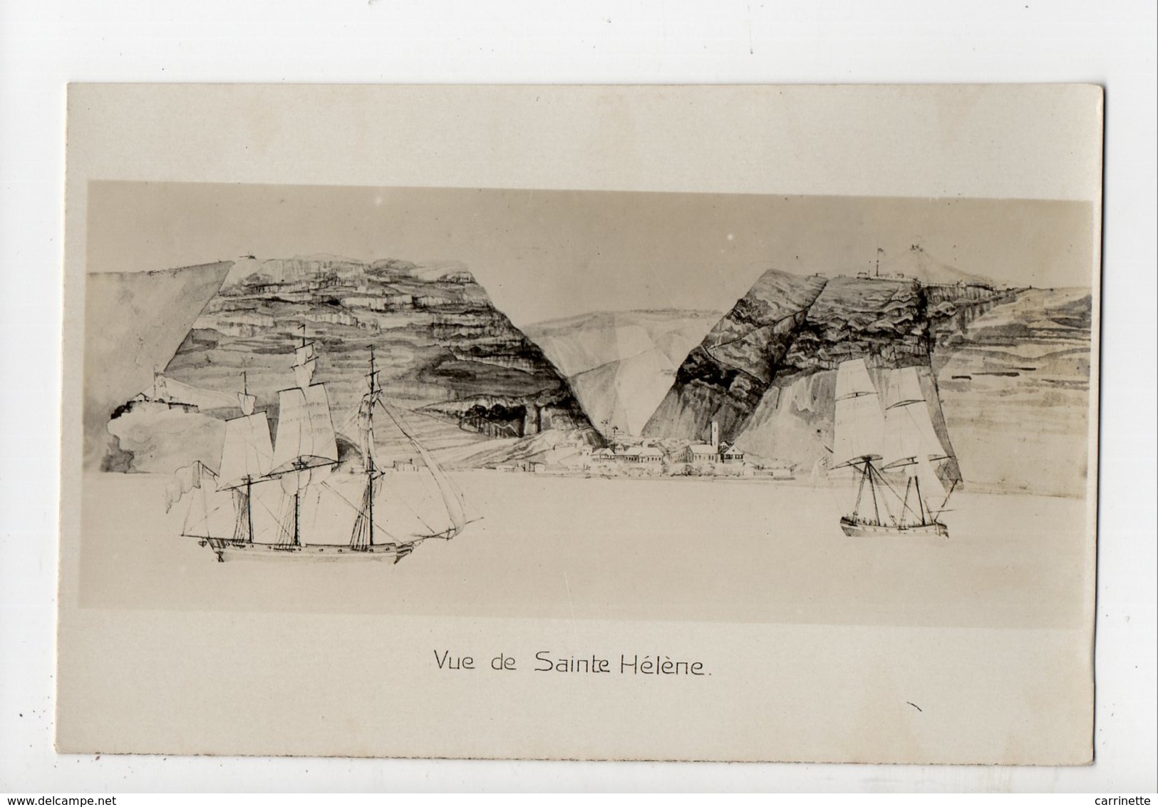 SAINTE HELENE - CARTE PHOTO - Vue De Sainte Hélène - Sainte-Hélène