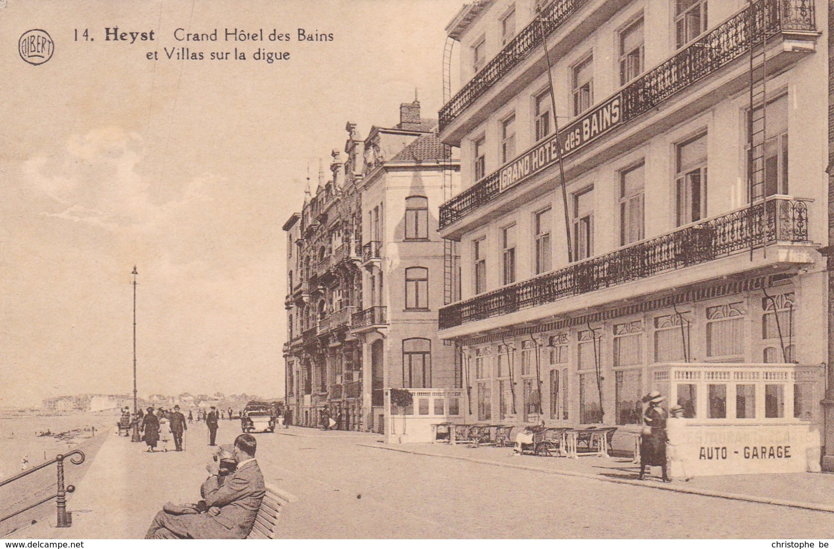 Heist, Heyst Aan Zee, Grand Hotel Des Bains Et Villas Sur La Digue (pk57896) - Heist