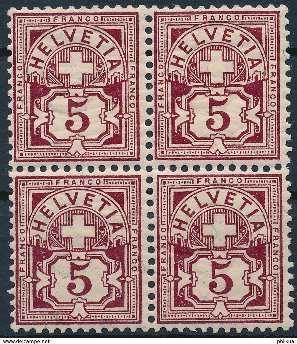 60B / 52Y Postfrischer/** Viererblock - Selten Angeboten - Unused Stamps