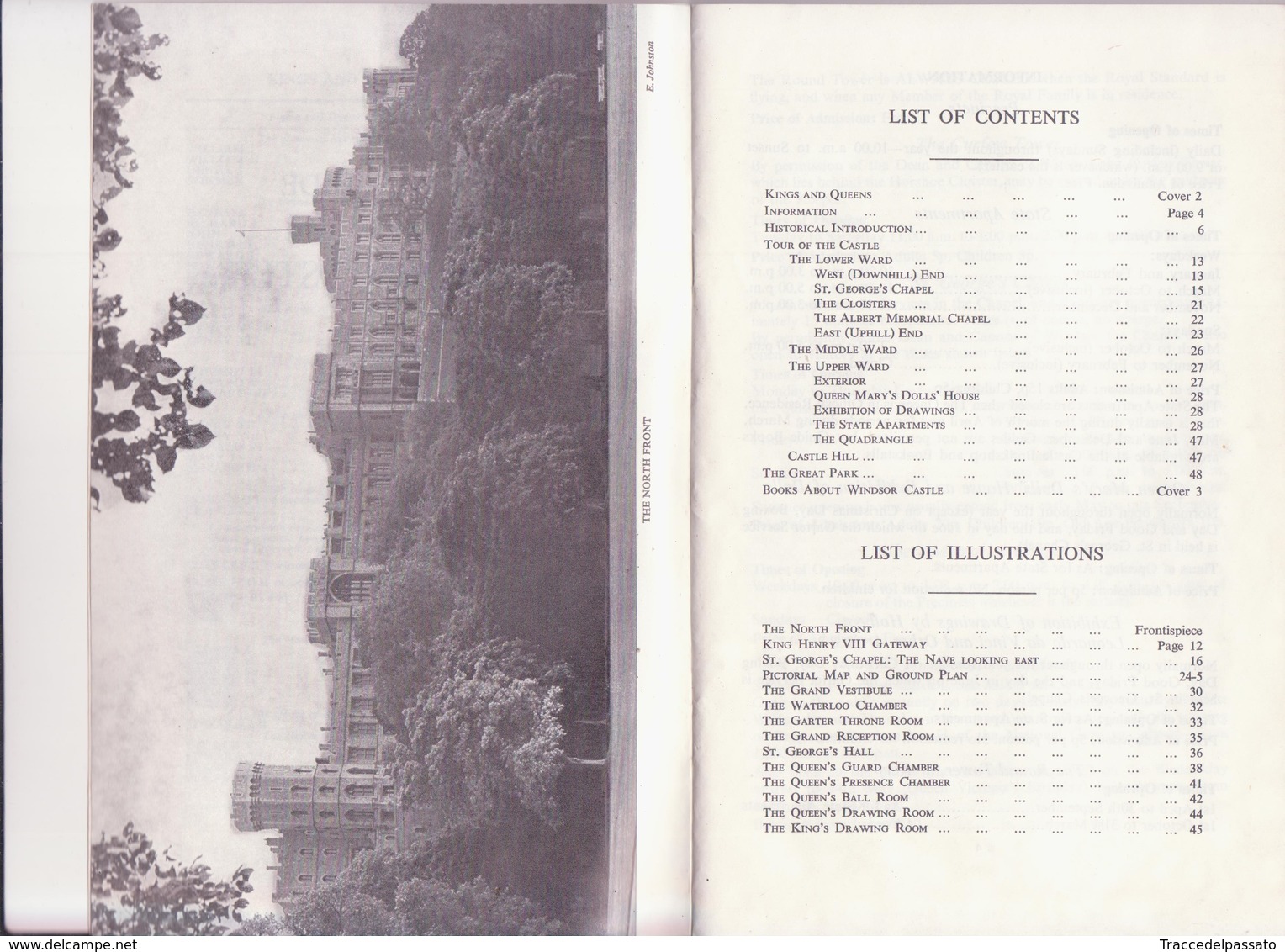 GUIDA UFFICIALE DI WINDSOR CASTLE 1974 - OFFICIAL WINDSOR CASTLE GUIDE 1974 - Architettura