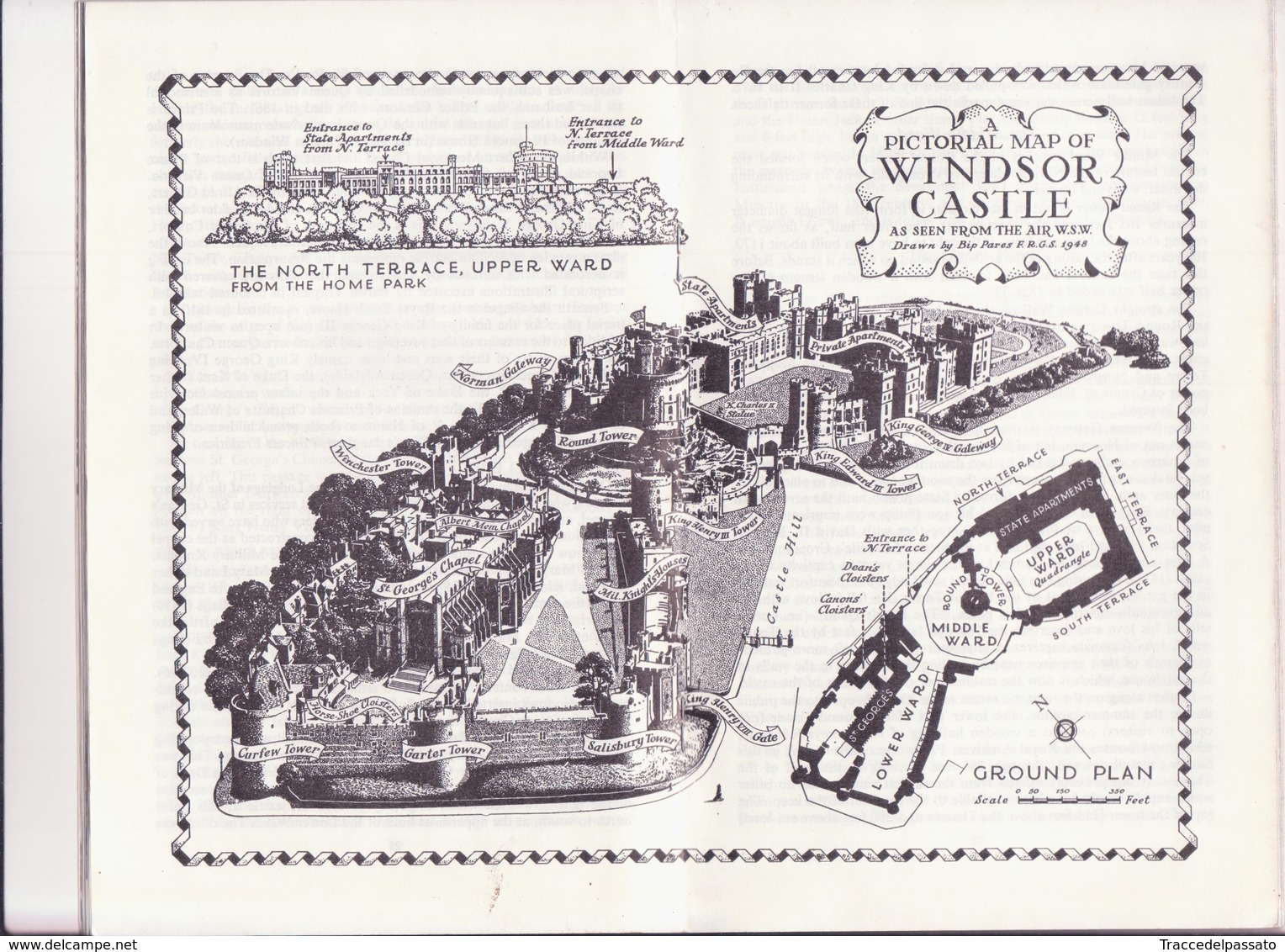 GUIDA UFFICIALE DI WINDSOR CASTLE 1974 - OFFICIAL WINDSOR CASTLE GUIDE 1974 - Architettura