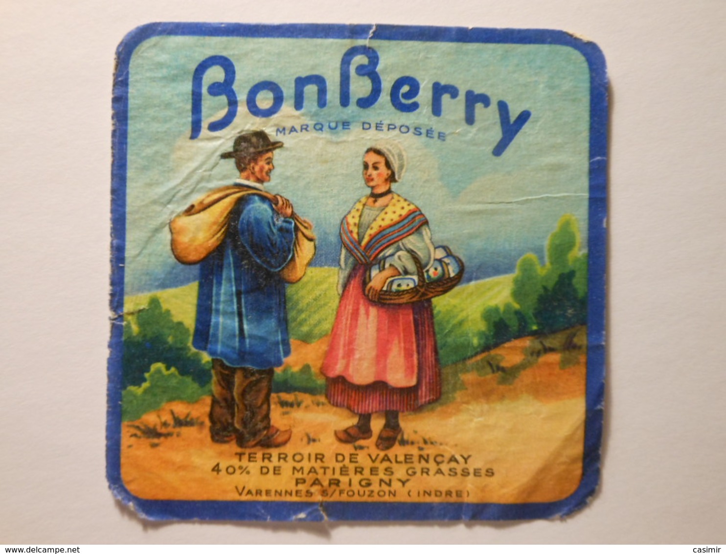 A-36037c - Etiquette De Fromage BON BERRY - Laiterie De PARIGNY - VARENNES SUR FOUZON - Indre 36-B - Fromage