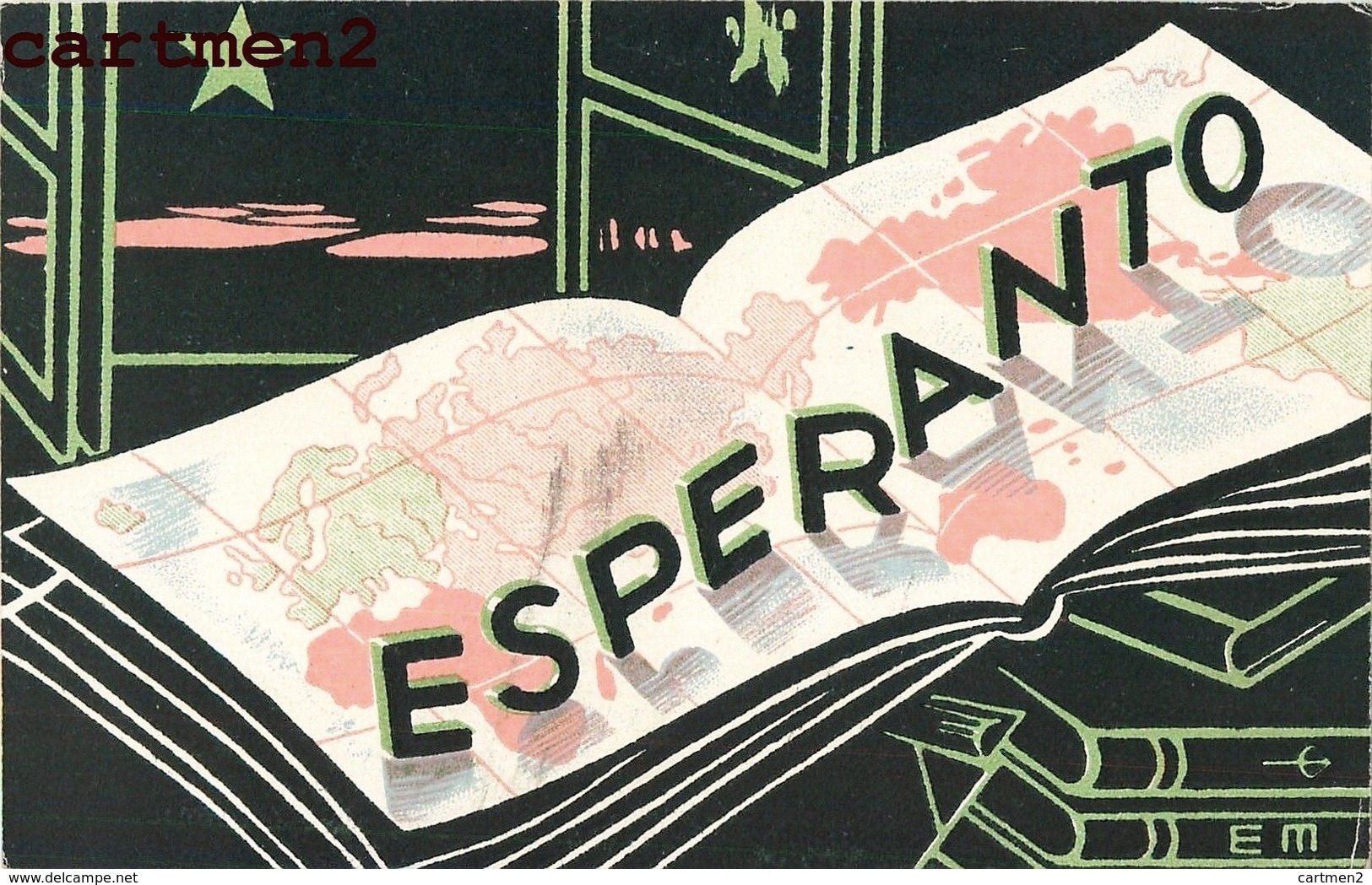 ESPERANTO CONGRES ESPERANTISTE MARSEILLE CACHET ILLUSTRATEUR - Esperanto