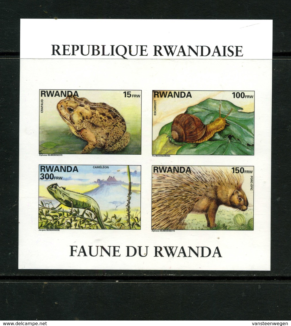 Rwanda 1998 COB BF 110 ** Faune - Neufs