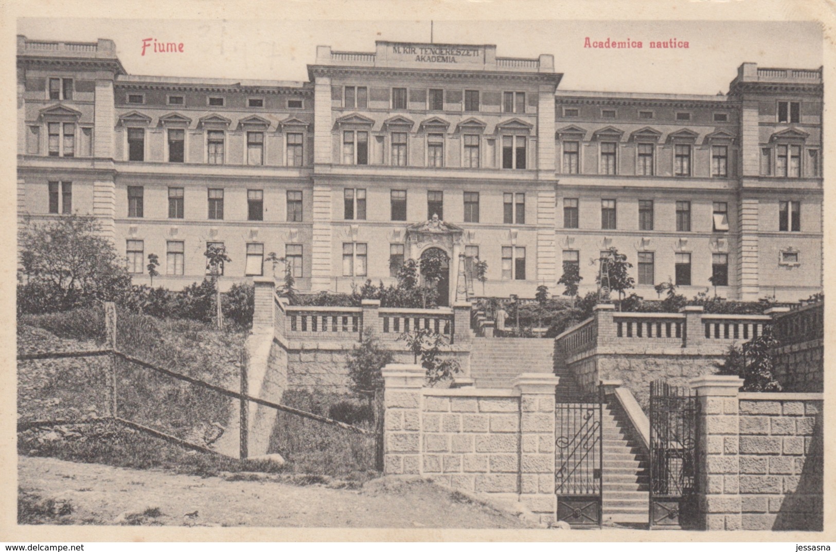 AK - FIUME (Rijeka) - Marine-Akademie 1911 - Kroatien