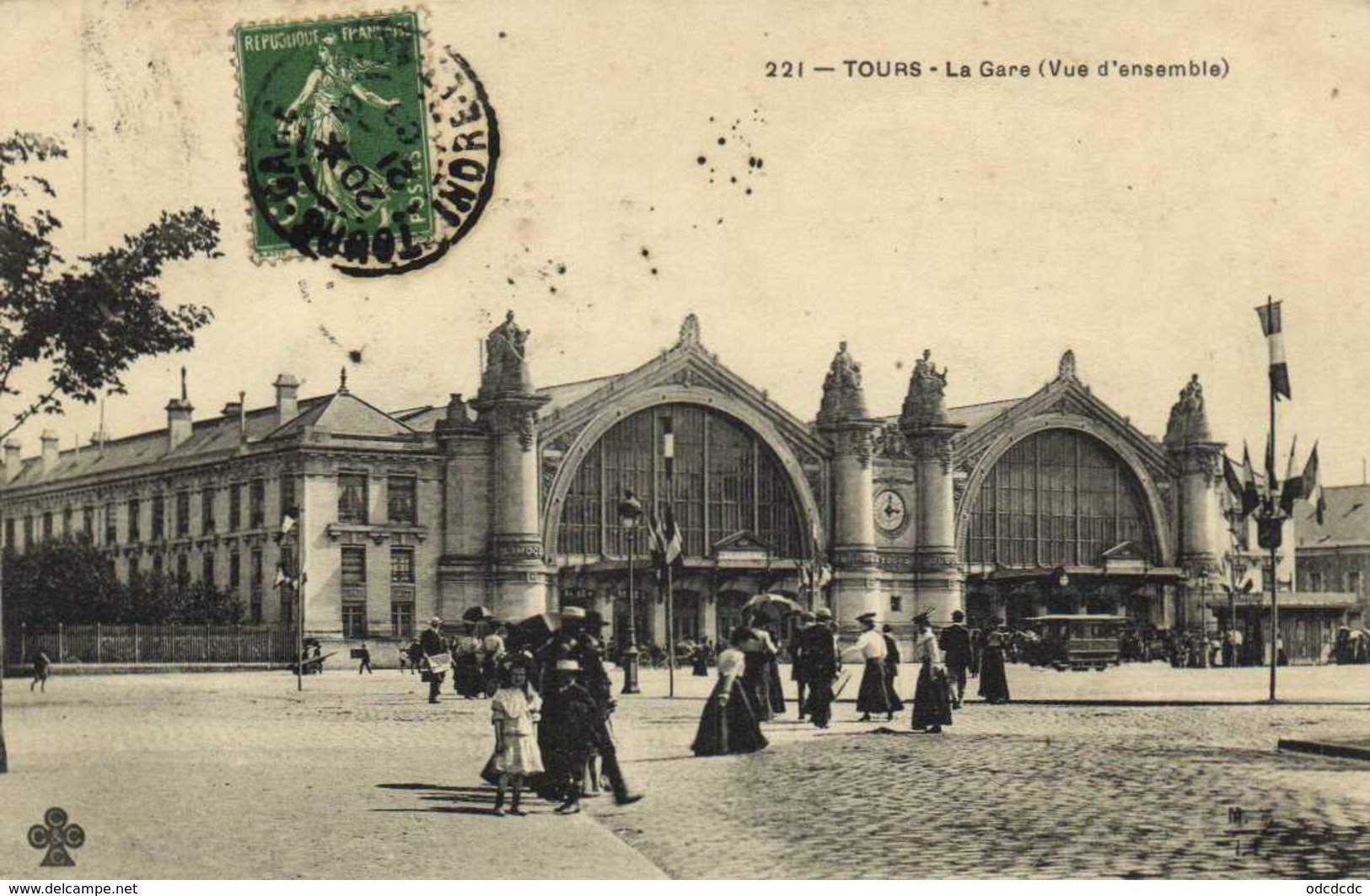 TOURS  La Gare (Vue D'ensemble) RV - Tours