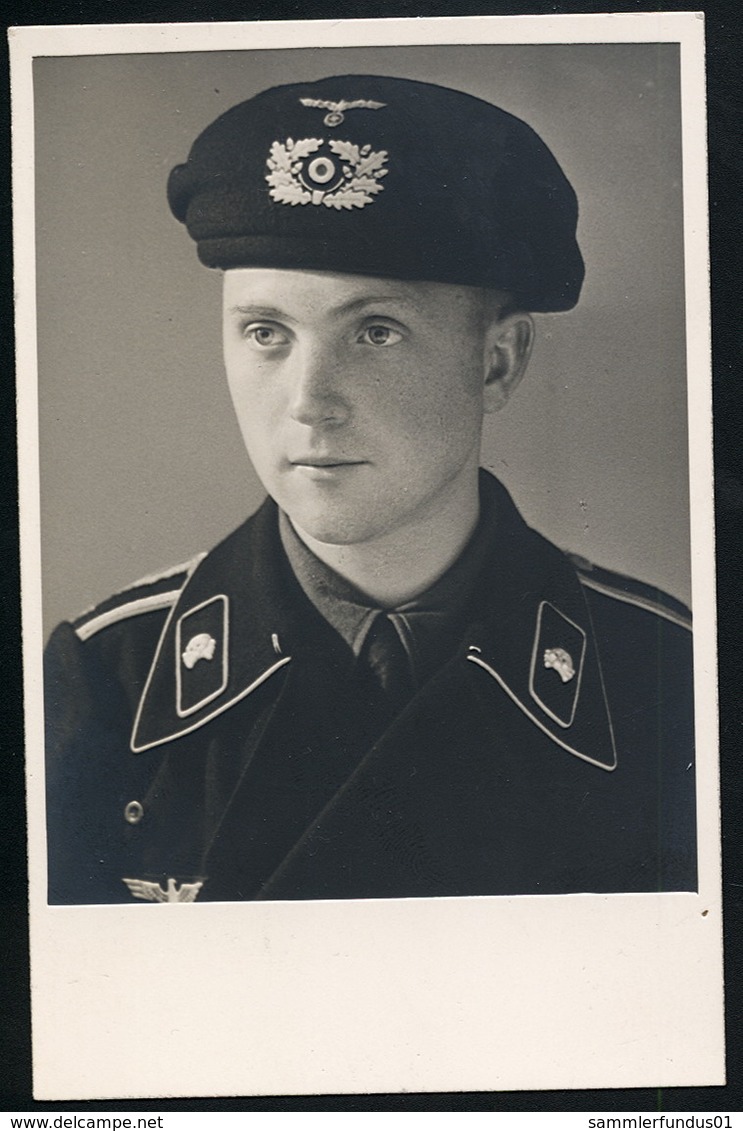 Foto AK/CP  Porträt  Panzer  Wehrmacht   Ungel/uncirc.1939  Erhaltung/Cond. 1-  Nr. 00671 - Guerra 1939-45