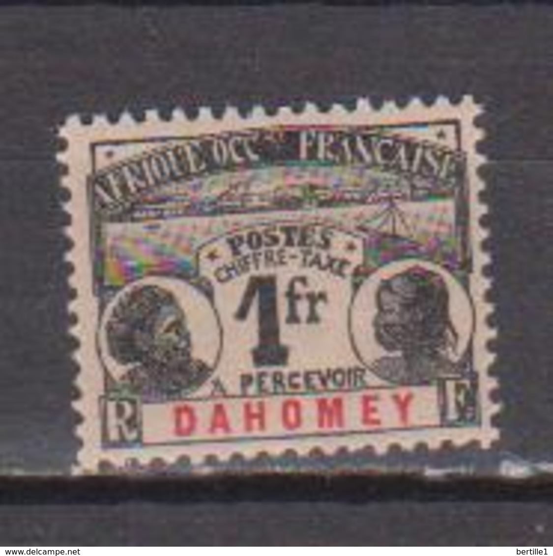 DAHOMEY   N°  YVERT  :  TAXE  8   NEUF AVEC  CHARNIERES      ( Ch  2/07  ) - Unused Stamps