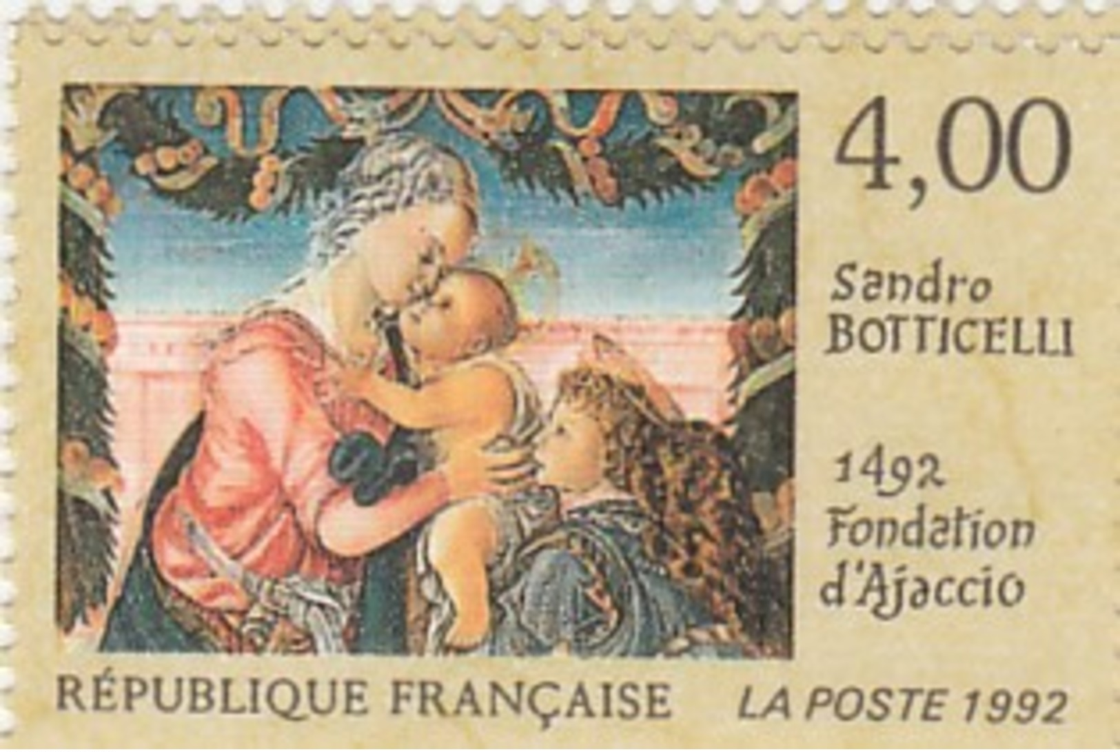 FRANCE 1992 N°2754**BOTTICELLI - Ungebraucht