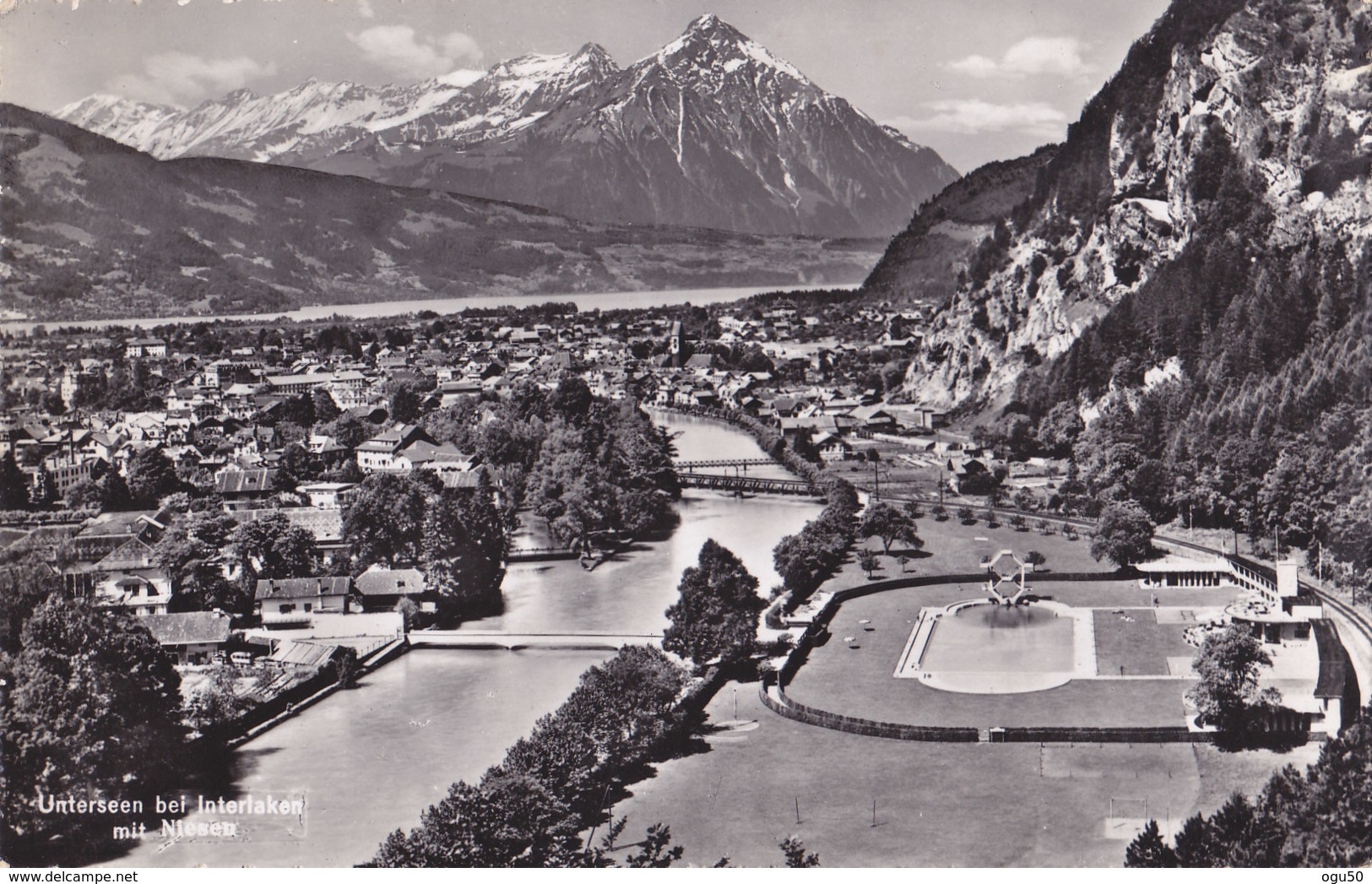 Interlaken (Suisse) - Unterseen Bei Interlaken Mit Niesen - Interlaken