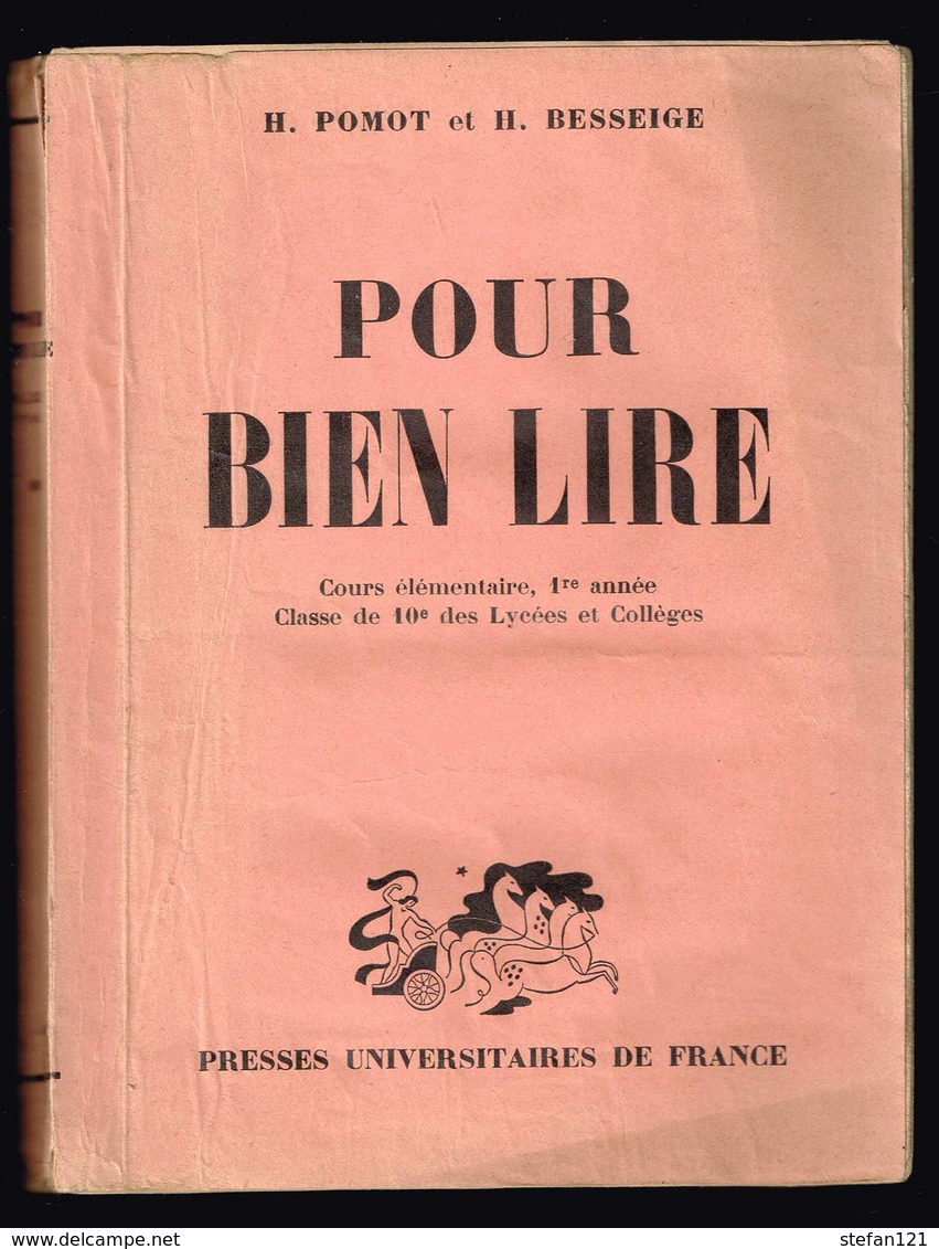 Pour Bien Lire - H. Pomot - H. Besseige - CE - 246 Pages 19,3 X 14,5 Cm - 6-12 Ans