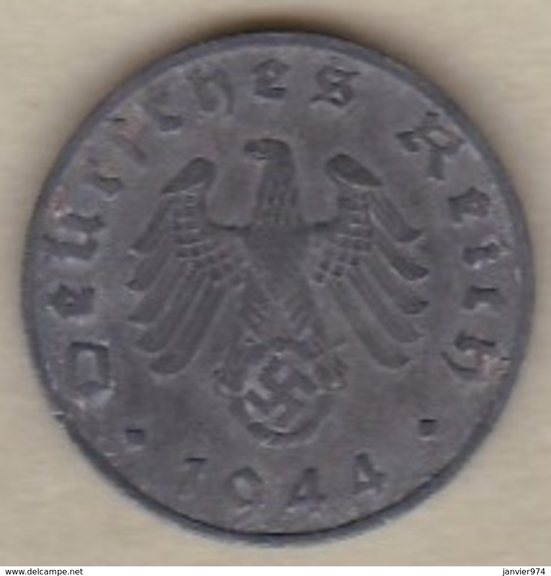 1 Reichspfennig 1944 B (HANNOVER) En Zinc - 1 Reichspfennig