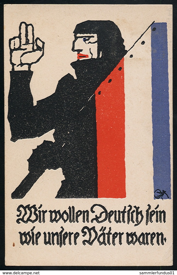 AK/CP Nordschleswig Schleswig Flensburg Abstimmung  1920  Propaganda Danmark Ungel/uncirc.  Erhaltung/Cond. 2- Nr. 00699 - Nordschleswig