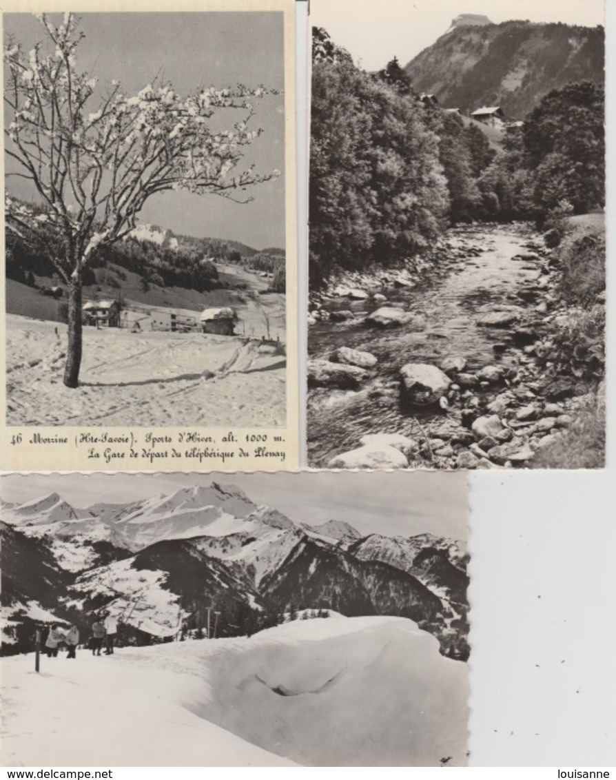 19 / 3 / 484  -   MORZINE  ( 74 )  -  LOT  DE  11  C P S M   DIVERSES - Toutes Scanées - 5 - 99 Cartoline