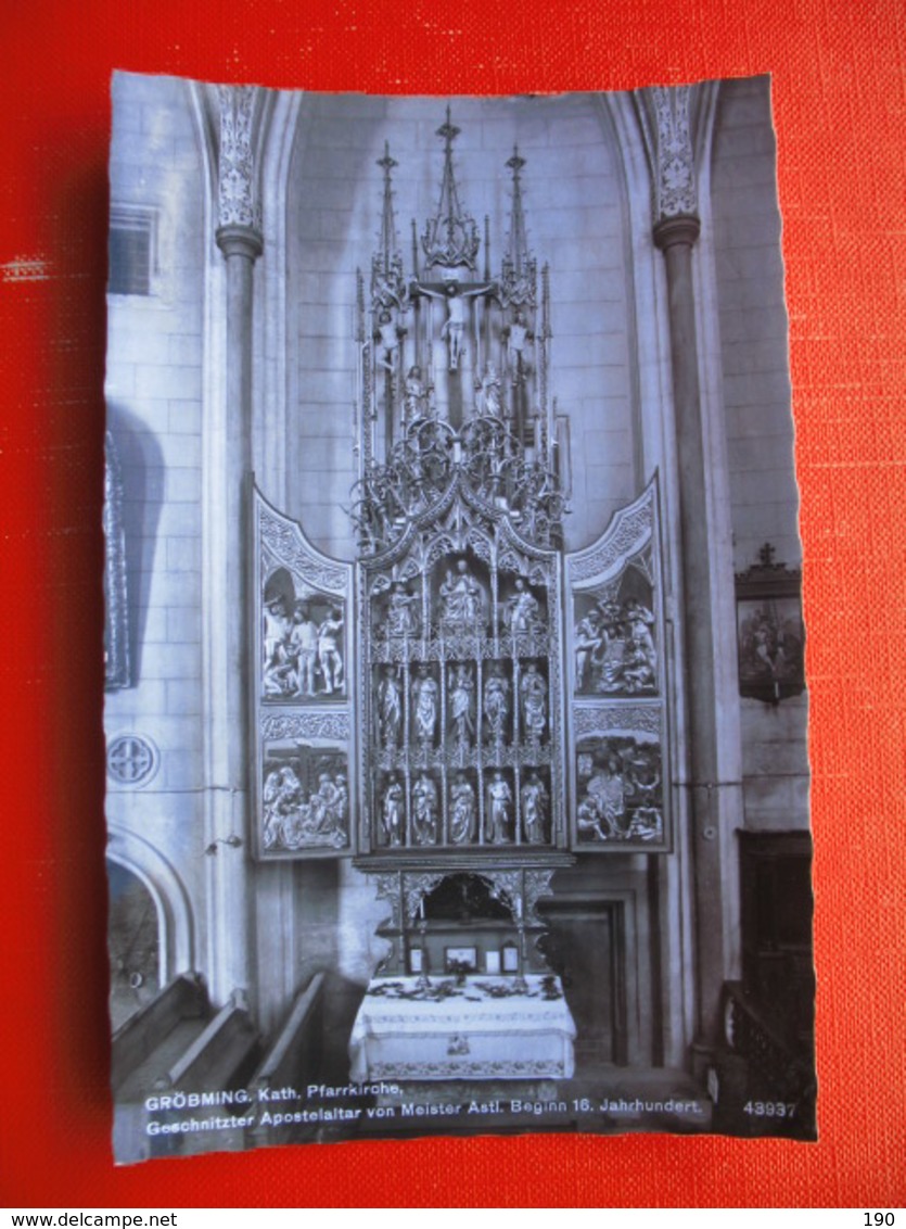 Grobming.Kath.Pfarrkirche.Geschnitzer Apostelaltar Von Meister Astl - Gröbming