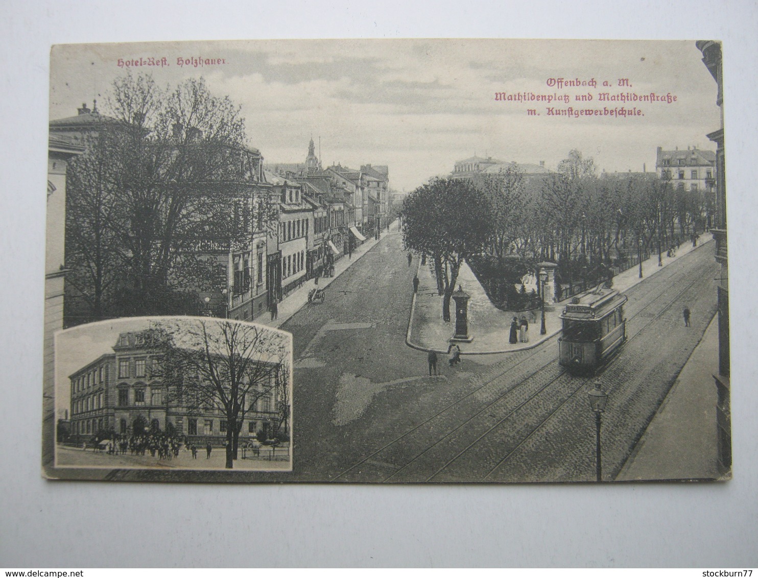 OFFENBACH, Strassenbahn,  Schöne Karte Um 1907 - Offenbach