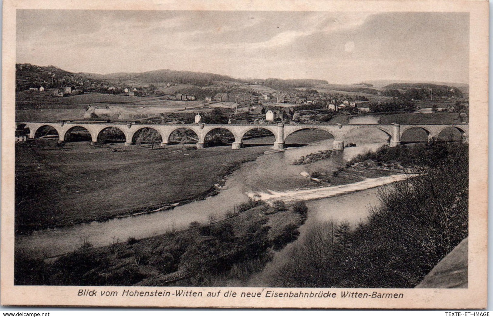 Allemagne - RHENANIE DU NORD WESTPHALIE - WITTEN - A.D. Ruhr Blick Vom Hohenstein - Witten