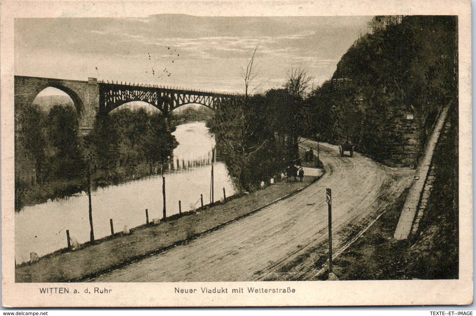 Allemagne - RHENANIE DU NORD WESTPHALIE - WITTEN - A.D. Ruhr Neuer Viadukt Mit Wetterstrasse - Witten