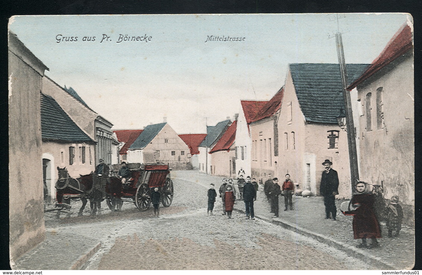 AK/CP Preußisch Börnecke  Groß Börnicke Hecklingen Staßfurt   Ungel/uncirc. 1905   Erhaltung/Cond. 2- Nr. 00714 - Stassfurt