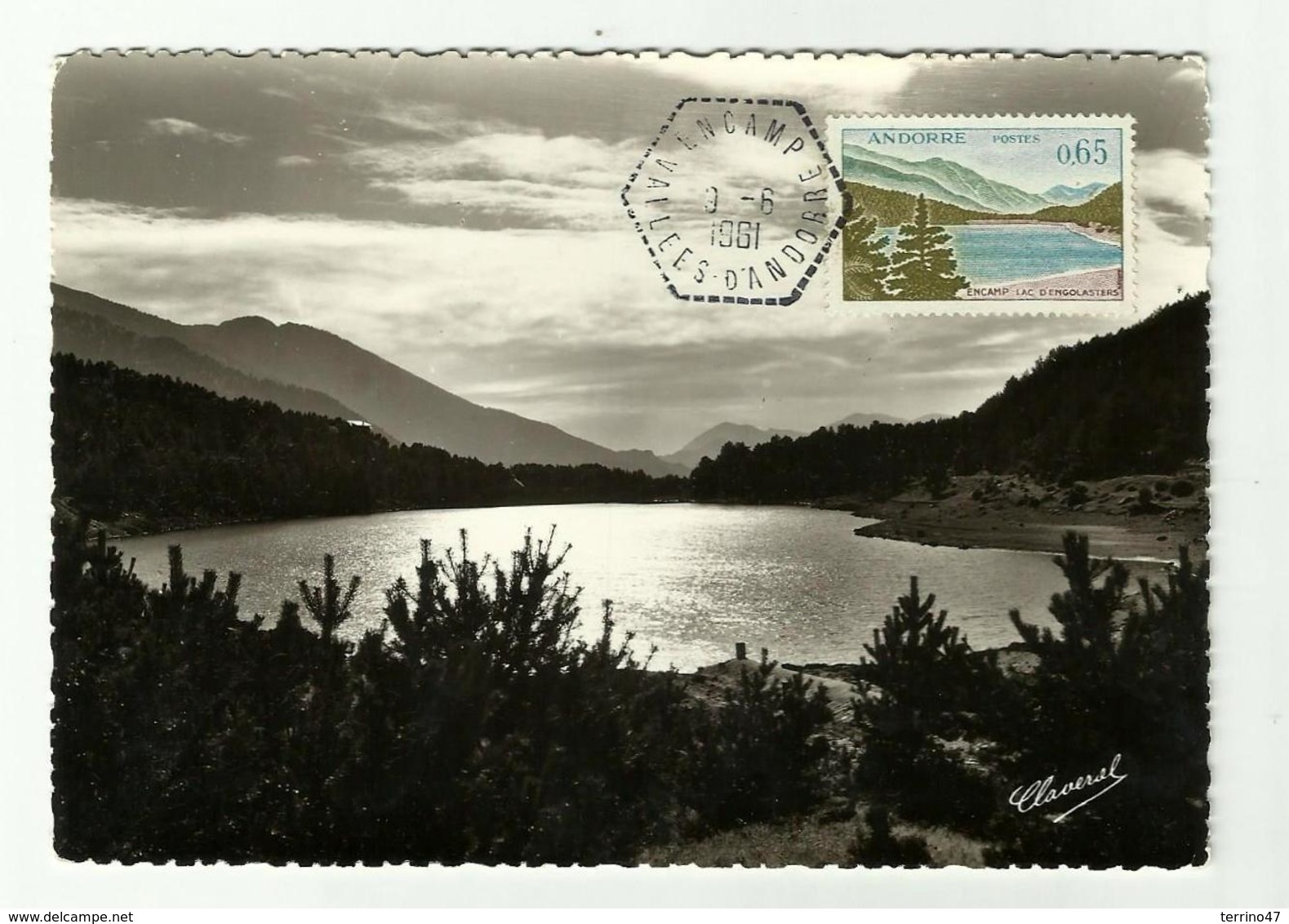 Carte Maximum ENCAMP Vallées D'Andorre De 1961 - Cartoline Maximum