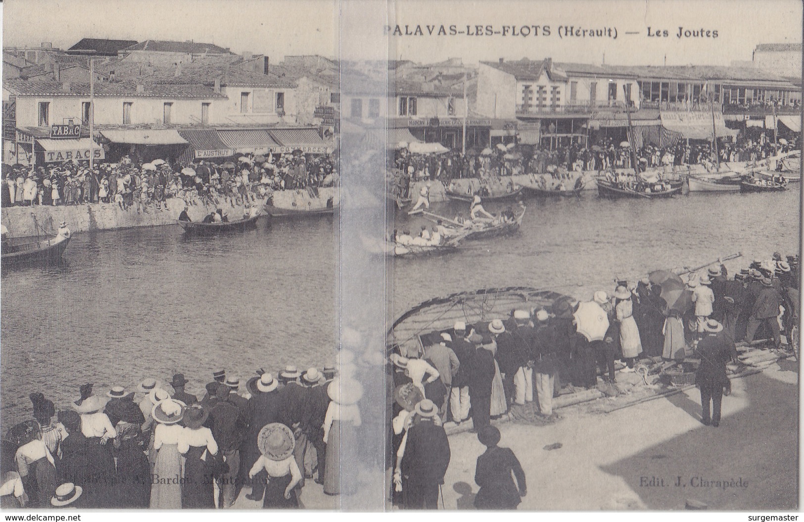 CPA  PALAVAS-LES-FLOTS  LES JOUTES - Palavas Les Flots