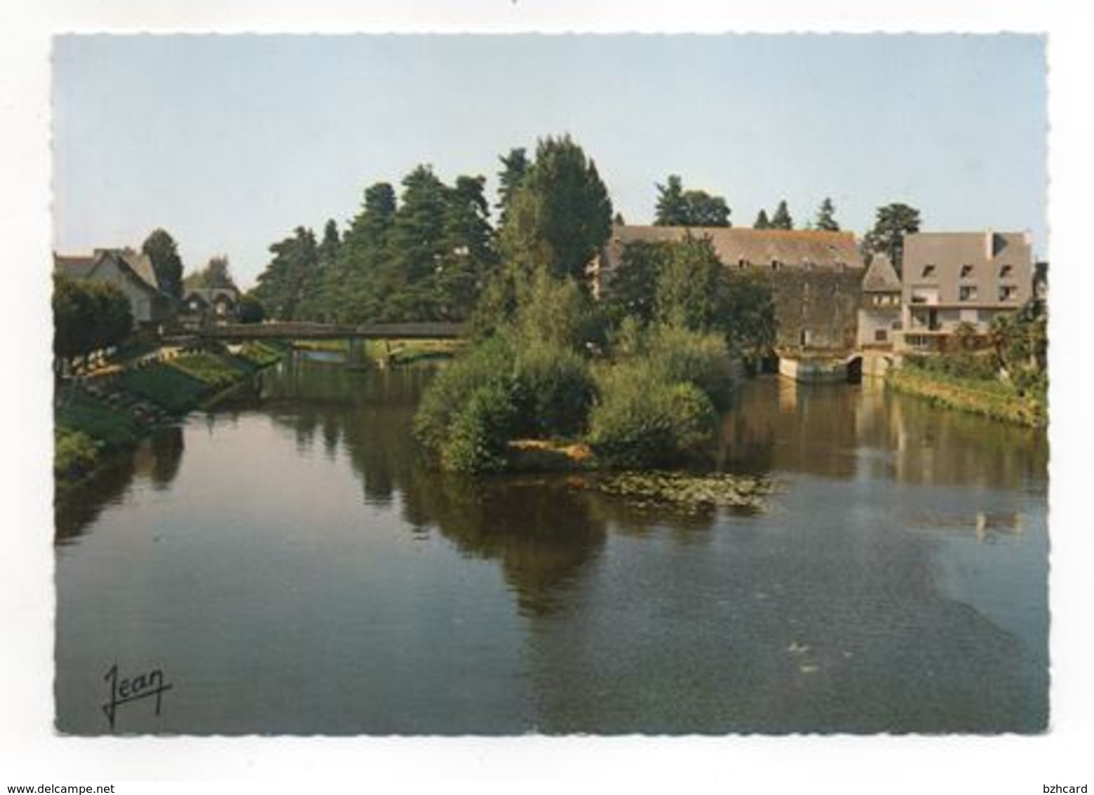 Malestroit- Ile Notre Dame, Canal De Nantes à Brest (carte Jean- Audierne) - Malestroit