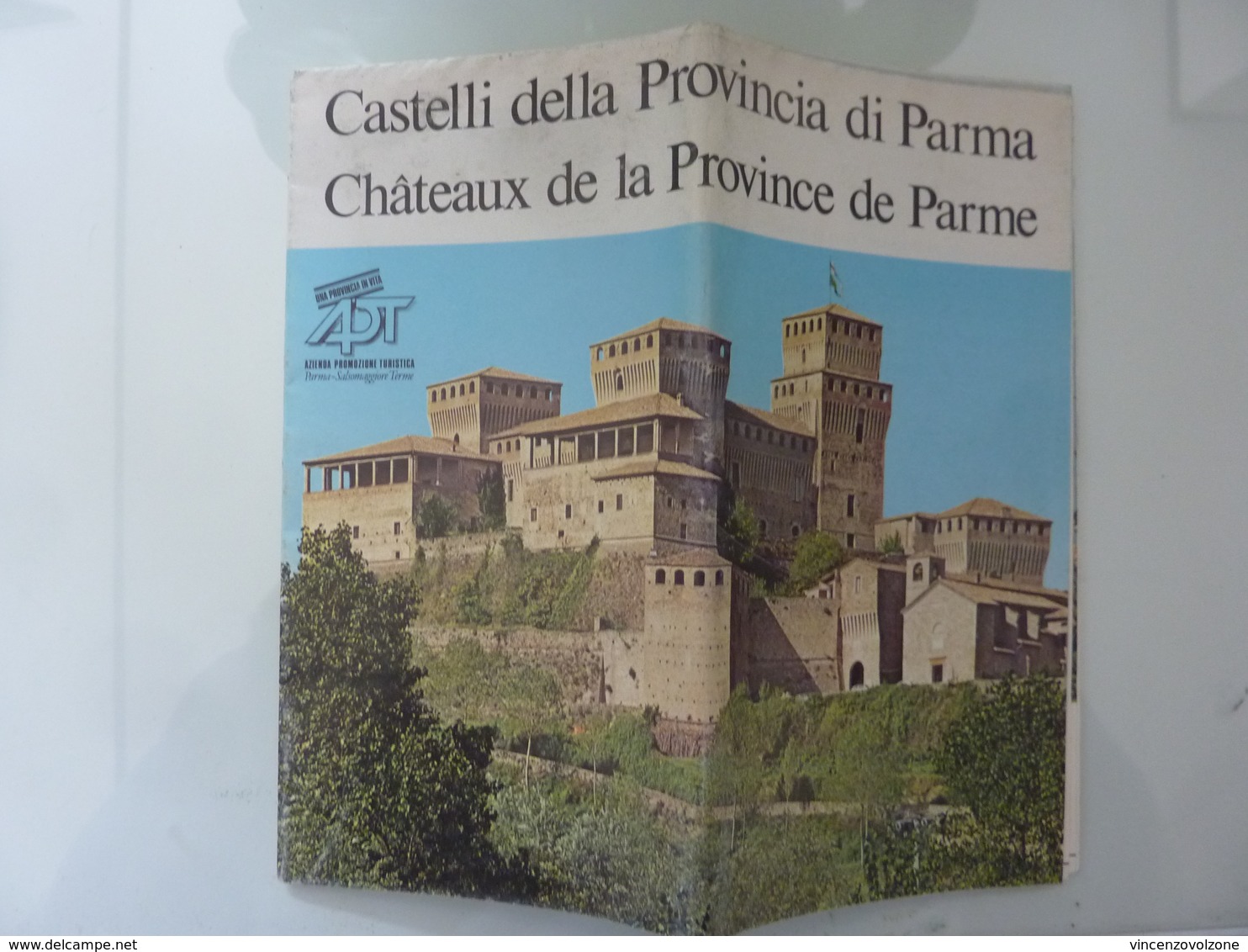 Pieghevole Illustrato "CASTELLI DELLA PROVINCIA DI PARMA" Anni '80 - Dépliants Turistici