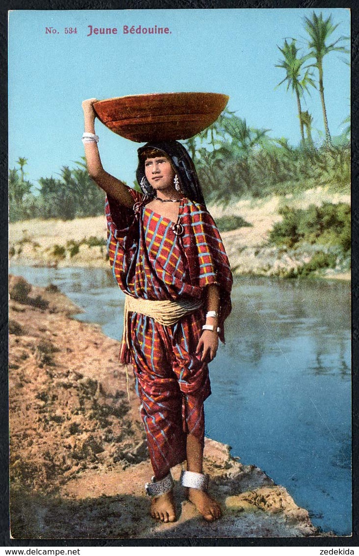 C3895 - Jeune Bedouine - Beduine - Trachten Folklore - Lehnert & Landrock - Asien