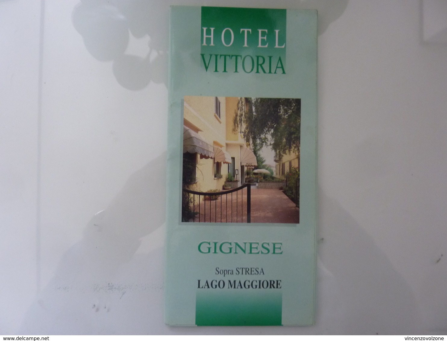 Pieghevole Illustrato "HOTEL VITTORIA GIGNESE Sopra Stresa, Lago Maggiore ( NO )" - Dépliants Turistici