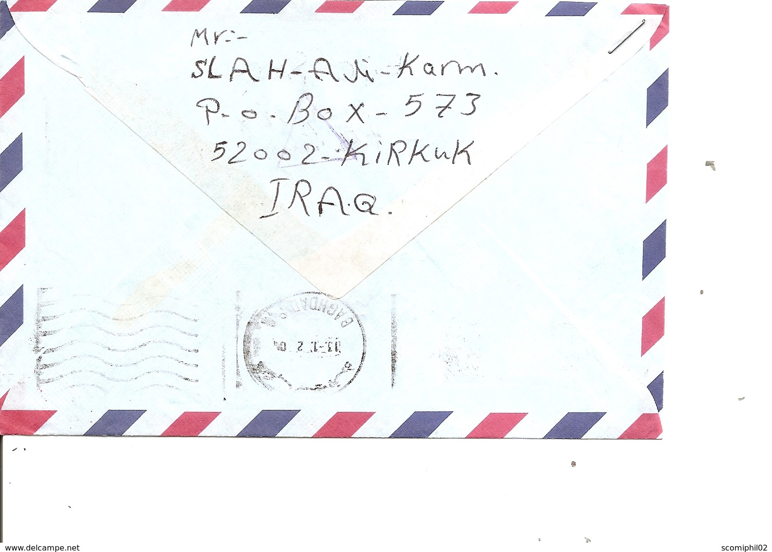 Iraq ( Lettre Par Avion De 2000 De Kirkuk Vers La Grande-Bretagne à Voir) - Irak