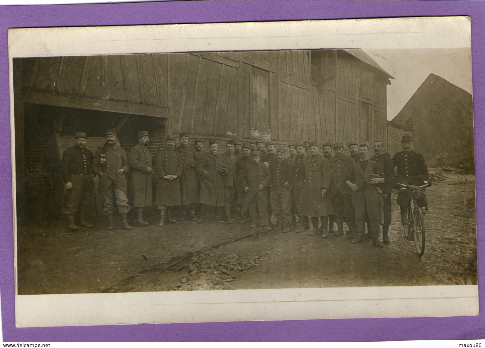 Carte-Photo- BUS-les-ARTOIS  - Soldats 2è Compagnie 21è Territorial Rouen - 1915 - - Autres & Non Classés