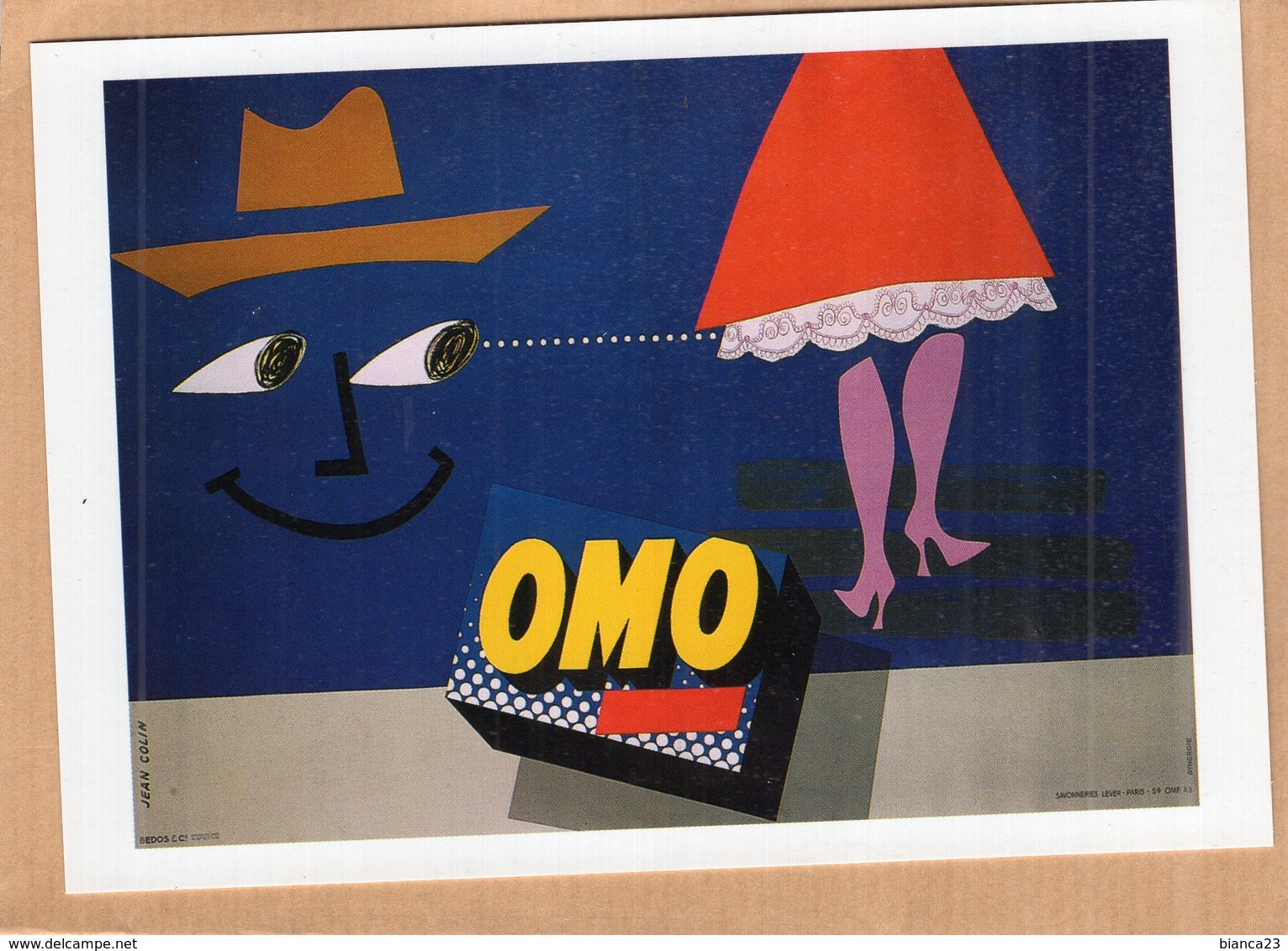 B56343 Lessive Omo 1958, Affiche De Jean Colin - Autres & Non Classés