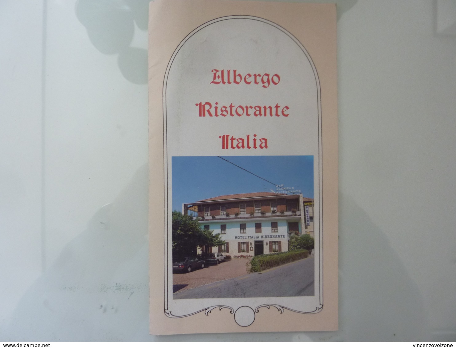 Pieghevole Illustrato "Albergo Ristorante ITALIA Maccagno ( VA )" Anni '80 - Dépliants Turistici