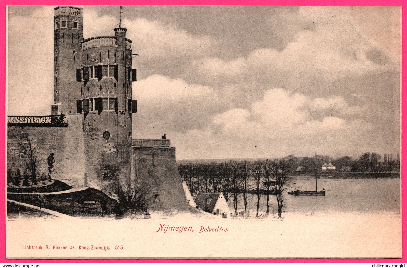 Nijmegen - Belvedère - Animée - Lichtdruk S. BAKKER - Nijmegen