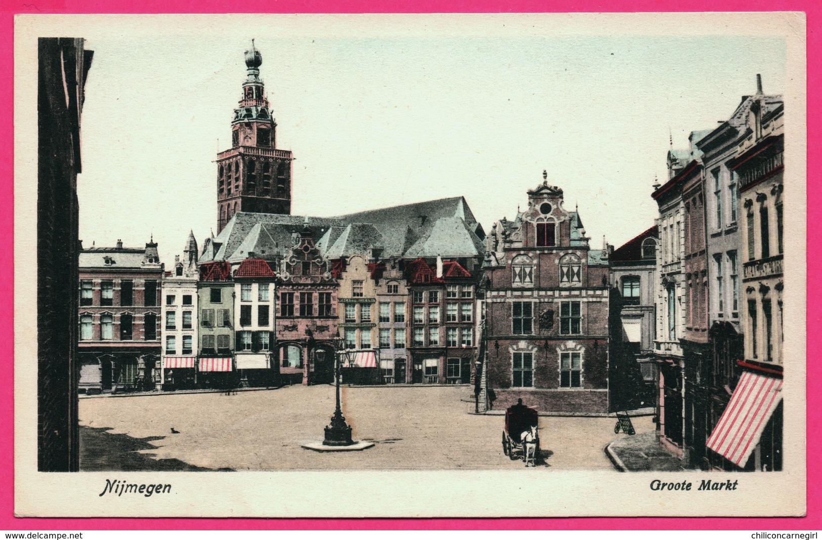 Nijmegen - Groote Markt - Attelage - Animée - WEENENK Et SNEL - Colorisée - Nijmegen