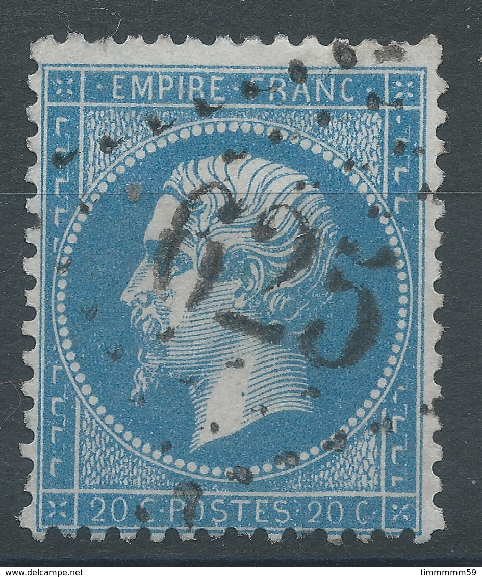 Lot N°47260  N°22, Oblit GC 625 Briquebec, Manche (48), Ind 5 - 1862 Napoleon III