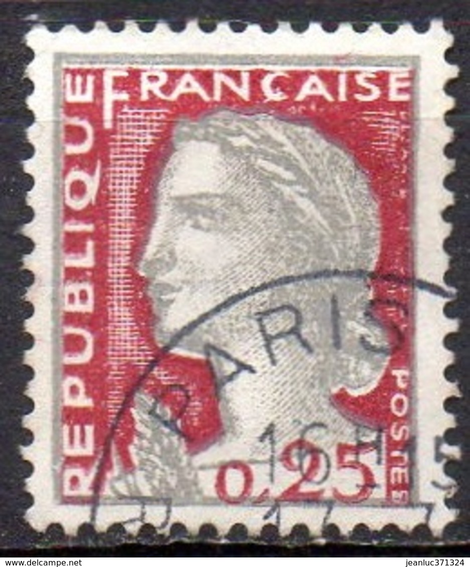 FRANCE N° 1263 O Y&T 1960 Marianne De Decaris - 1960 Maríanne De Decaris