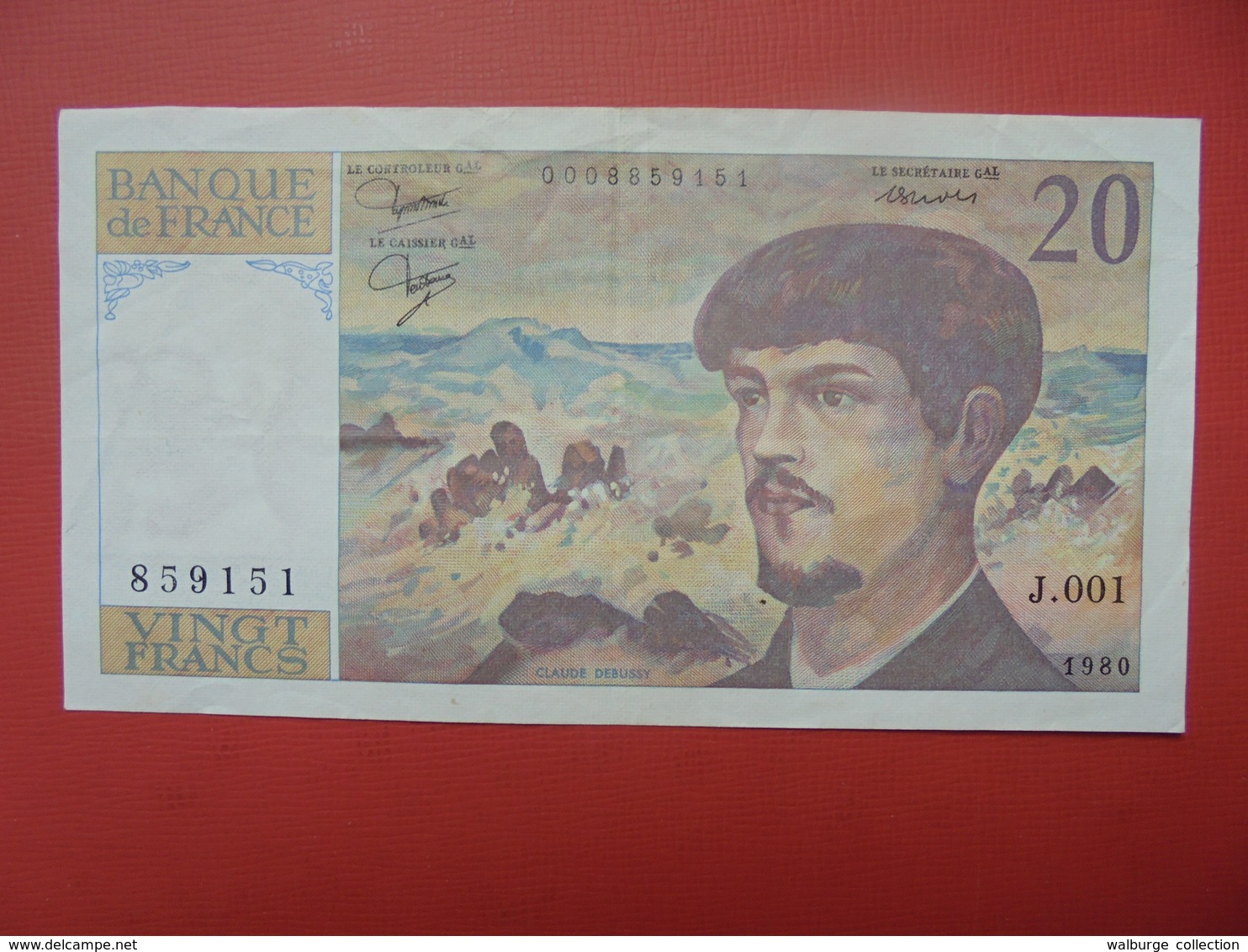 FRANCE 20 FRANCS 1980 (1er ALPHABET) PEU CIRCULER (PAS DE TRACES EPINGLES) - 20 F 1980-1997 ''Debussy''