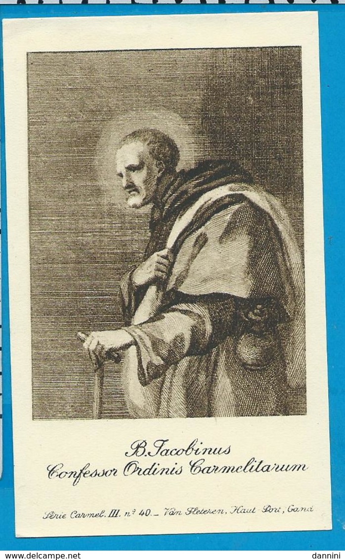 Holycard    Van Fleteren   Carmel III    40    B. Jacobinus - Santini