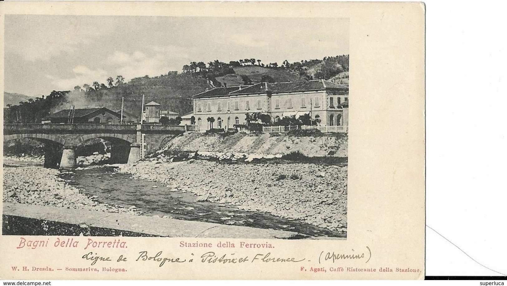 6-BAGNI DELLA PORRETTA-STAZIONE DELLA FERROVIA - Stazioni Senza Treni